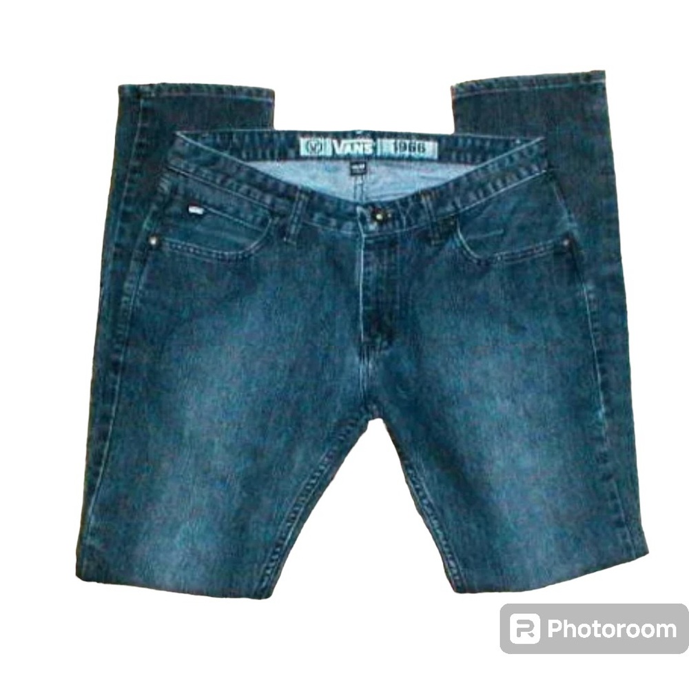 VANS 1966 STRAIGHT CUT DENIM BLUE JEANS SIZE 16 SEE MEASUREMENTS